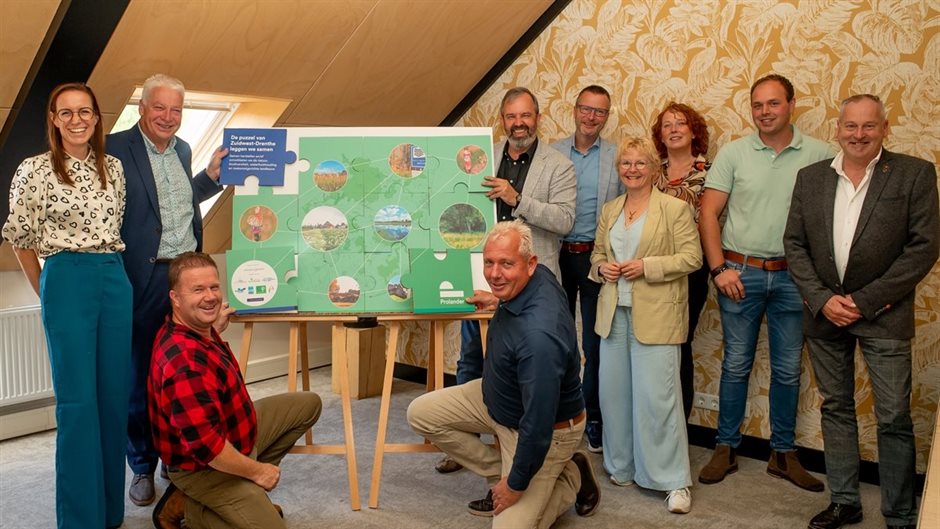 Bac leden rondom kaart met deelgebieden Zuidwest-Drenthe